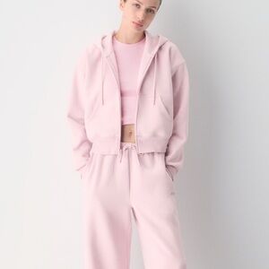 ARITZIA COZY SWEATFLEECE BOYFRIEND BOXY ZIP HOODIE